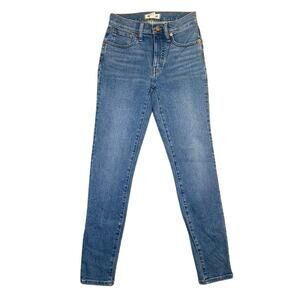 Madewell 9" Mid-Rise Skinny Jeans - Light Wash - Size 24